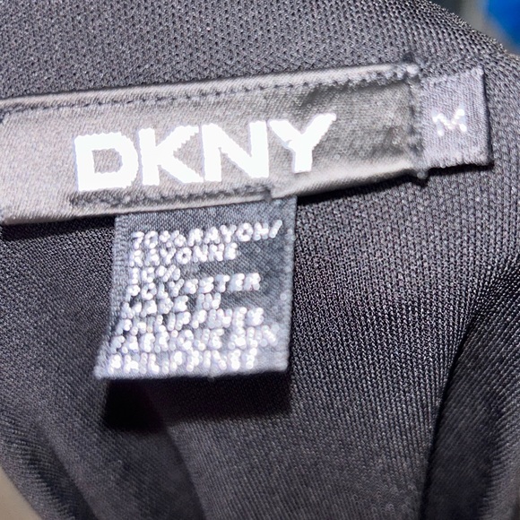 DKNY Black Button Down Blouse - Picture 5 of 5